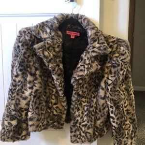 NEW Tags On, Never Worn Leopard Fur Jacket